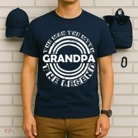 Grandpa The Man Myth The Legend Funny T-Shirt thumb 6