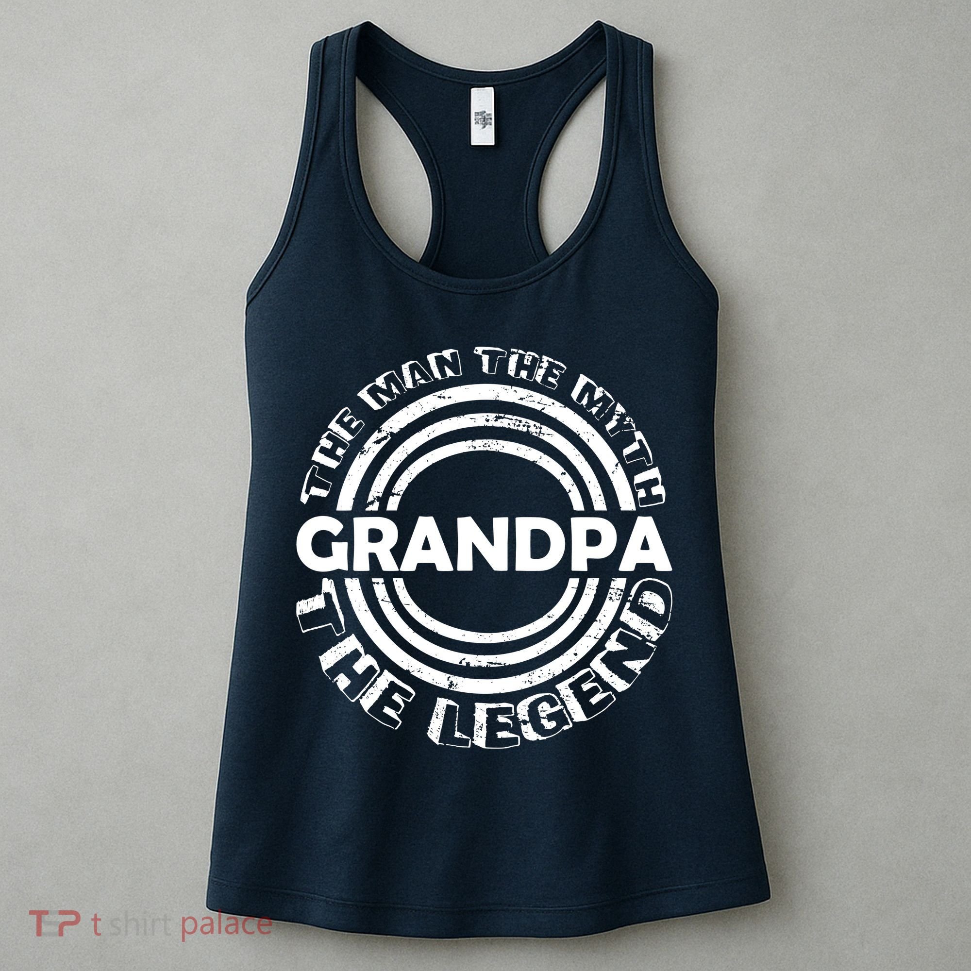 Grandpa The Man Myth The Legend Funny Women's Tank Top