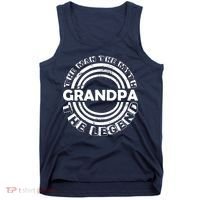 Grandpa The Man Myth The Legend Funny Tank Top thumb 0