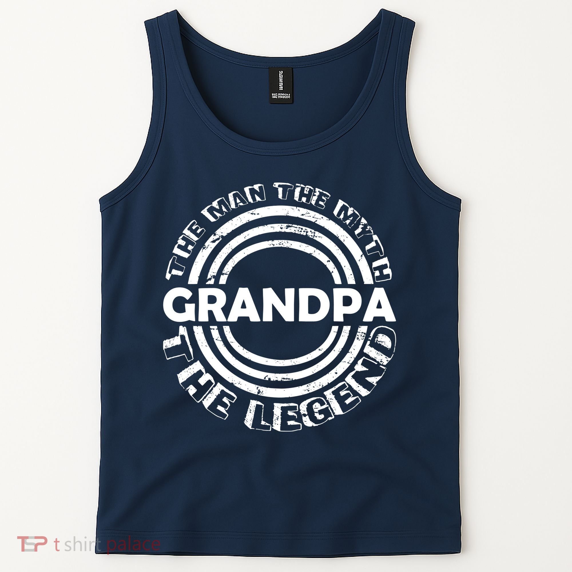 Grandpa The Man Myth The Legend Funny Tank Top
