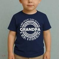 Grandpa The Man Myth The Legend Funny Toddler T-Shirt thumb 2