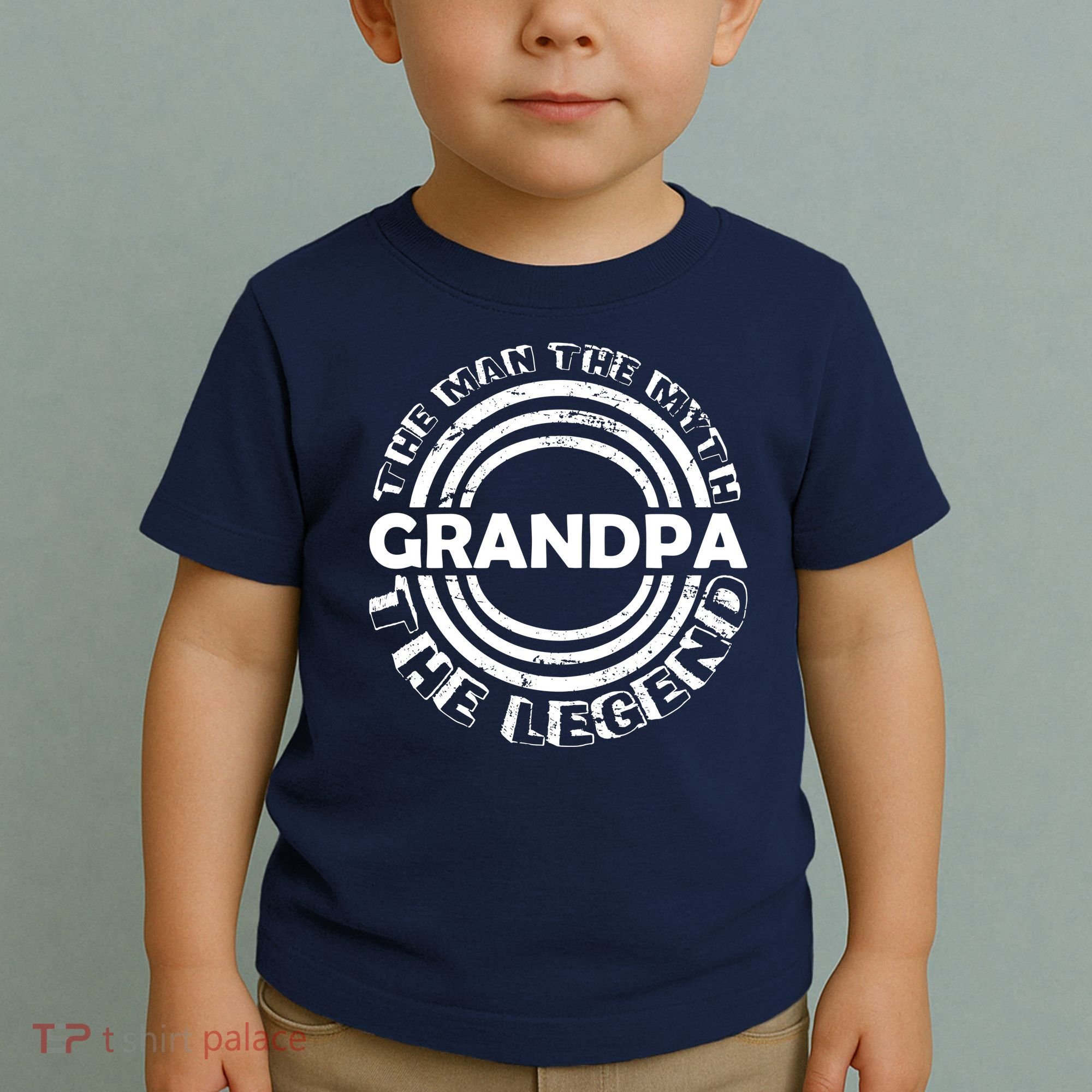 Grandpa The Man Myth The Legend Funny Toddler T-Shirt
