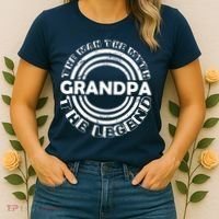 Grandpa The Man Myth The Legend Funny Women's T-Shirt thumb 2