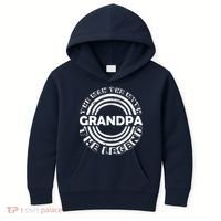Grandpa The Man Myth The Legend Funny Kids Hoodie thumb 0