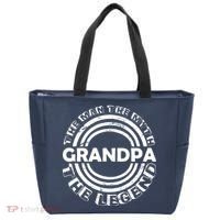 Grandpa The Man Myth The Legend Funny Tote Bag thumb 0