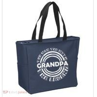 Grandpa The Man Myth The Legend Funny Tote Bag thumb 2