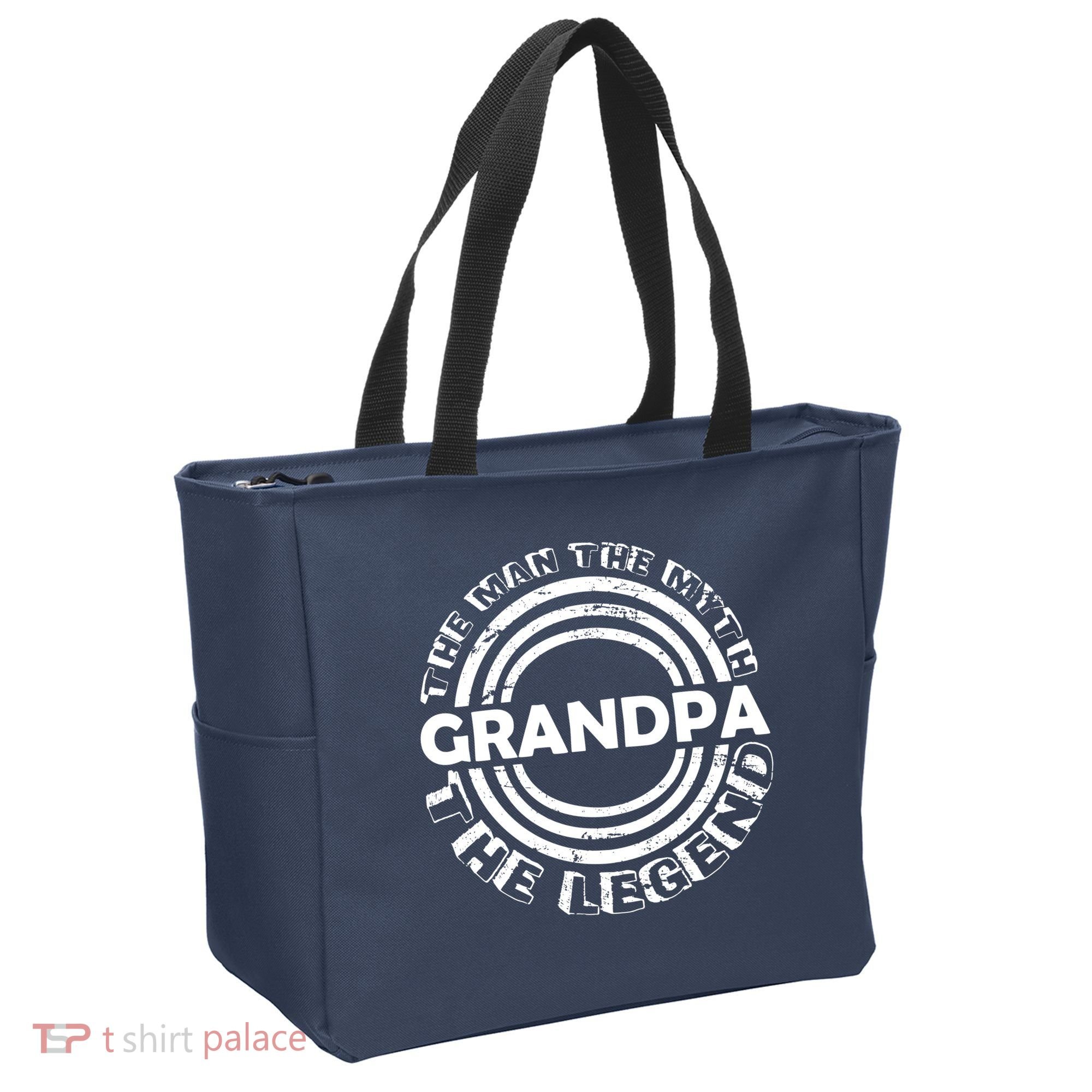 Grandpa The Man Myth The Legend Funny Tote Bag