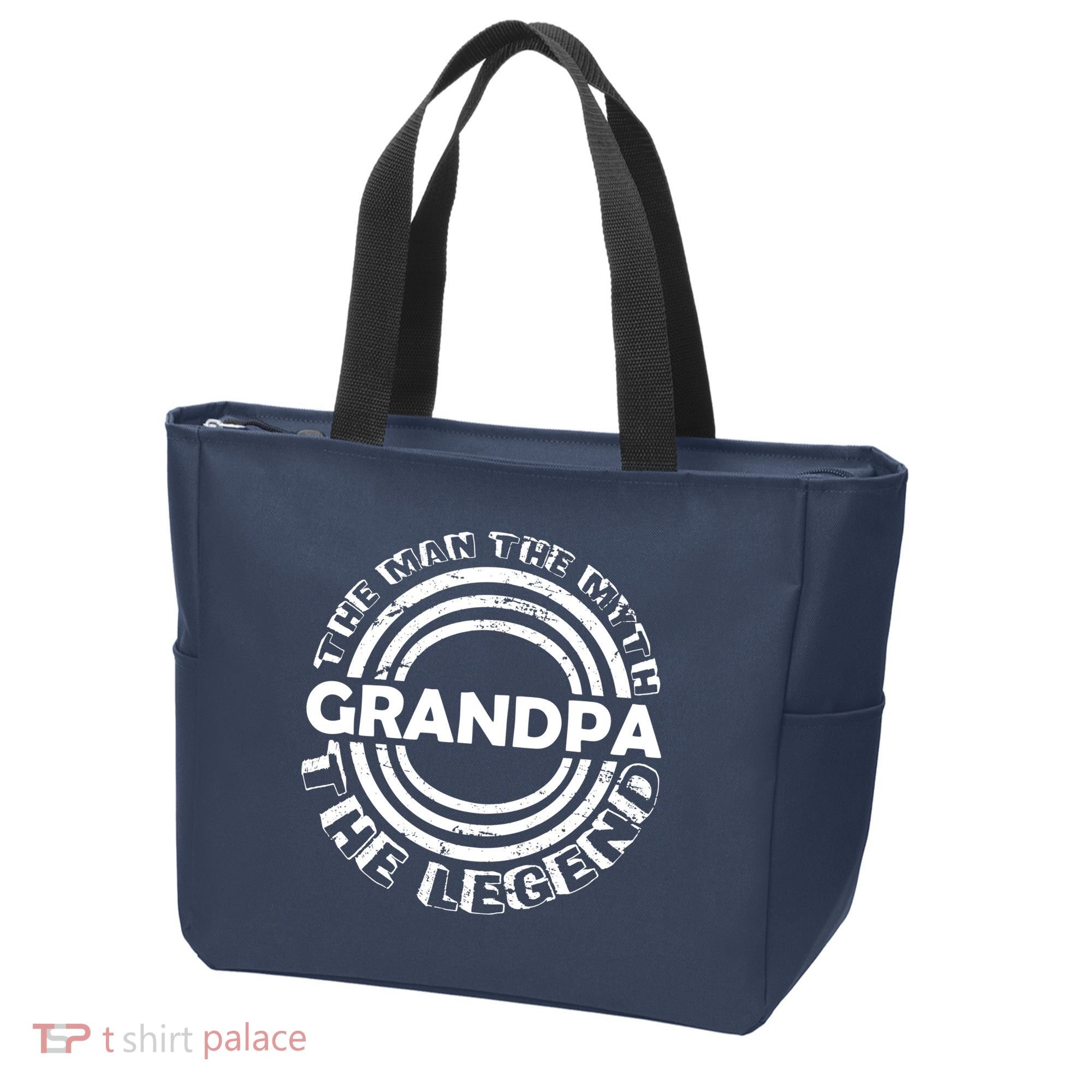 Grandpa The Man Myth The Legend Funny Tote Bag