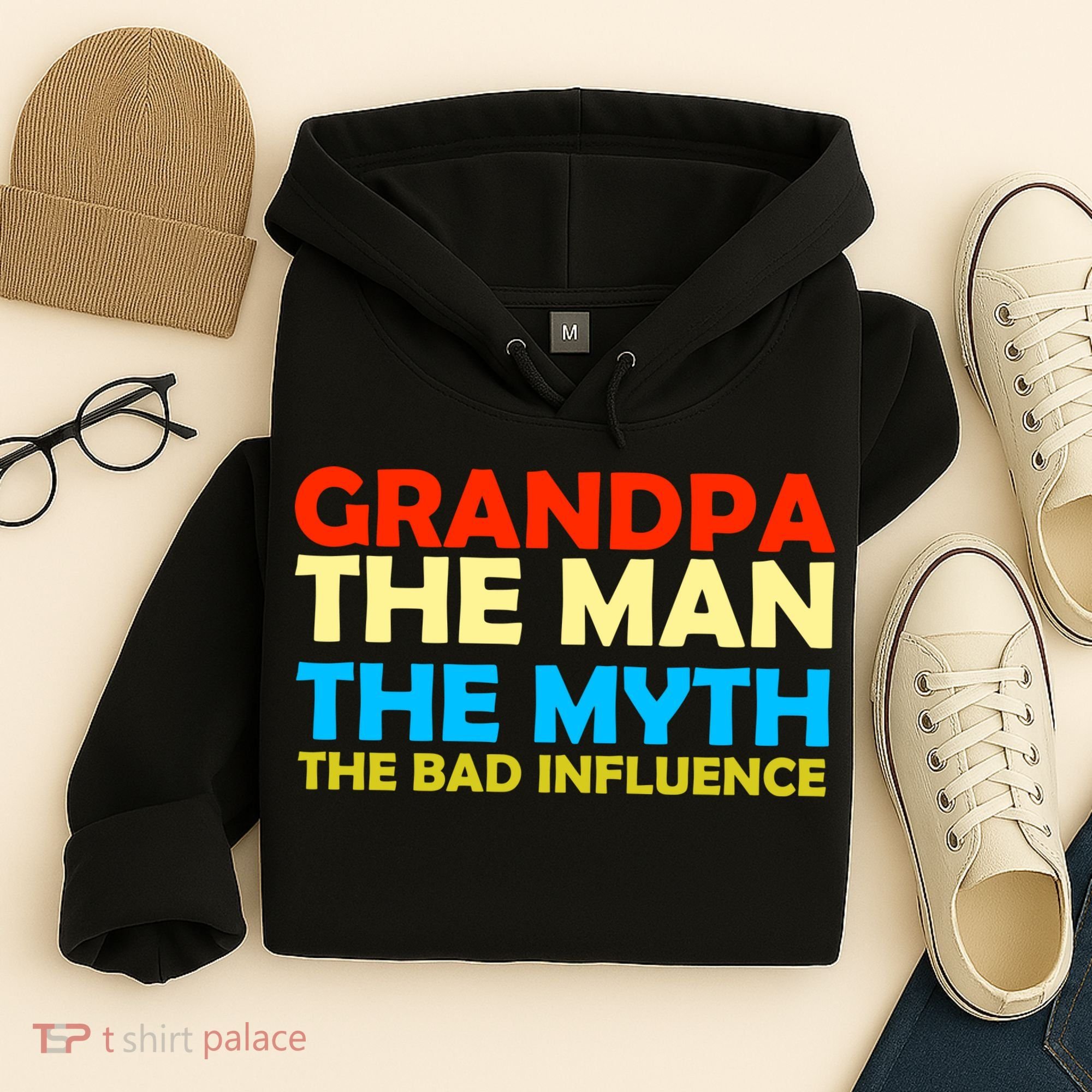 Grandpa The Man The Myth The Bad Influence Hoodie