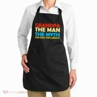 Grandpa The Man The Myth The Bad Influence Apron thumb 2