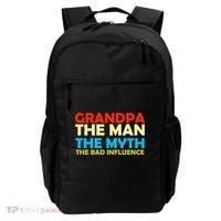 Grandpa The Man The Myth The Bad Influence Backpack thumb 0