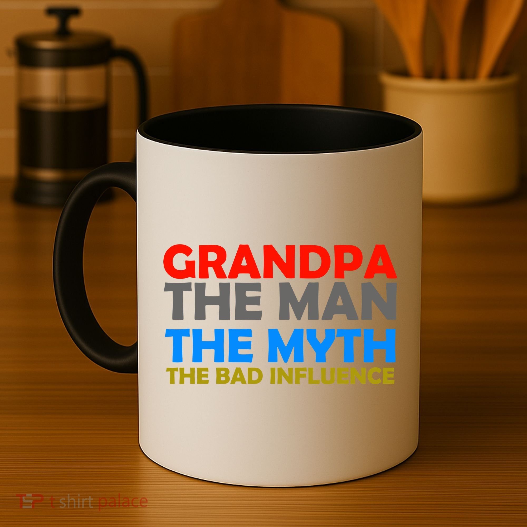 Grandpa The Man The Myth The Bad Influence Coffee Mug