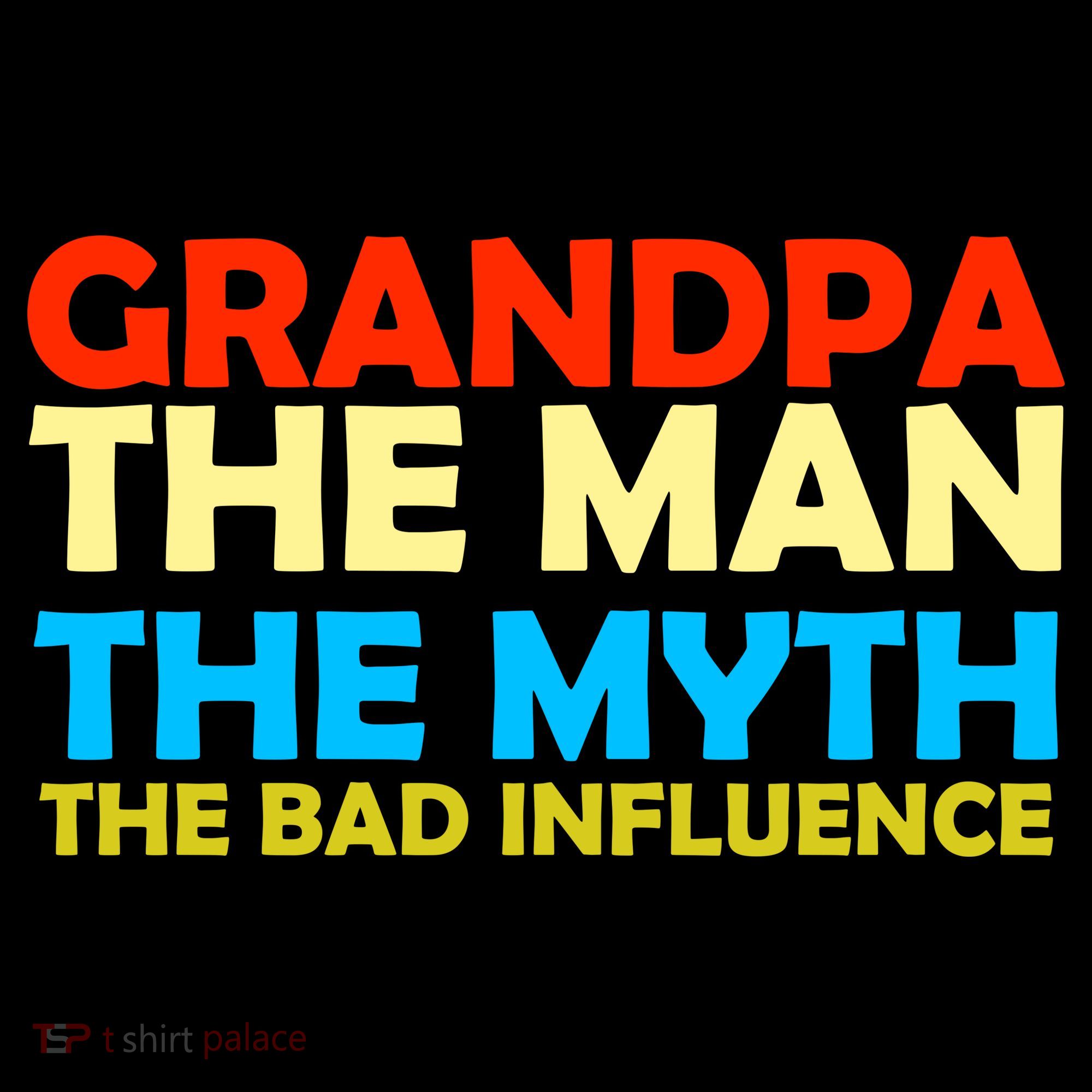 Grandpa The Man The Myth The Bad Influence Women's Hoodie