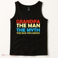 Grandpa The Man The Myth The Bad Influence Tank Top thumb 2