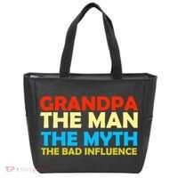 Grandpa The Man The Myth The Bad Influence Tote Bag thumb 0