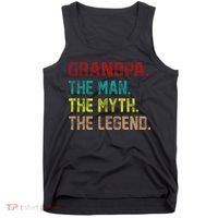 Grandpa The Man The Myth The Legend  Tank Top thumb 0