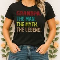 Grandpa The Man The Myth The Legend  Women's T-Shirt thumb 2