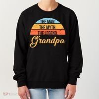 Grandpa The Man The Myth The Legend Saying Women's Sweatshirt thumb 0