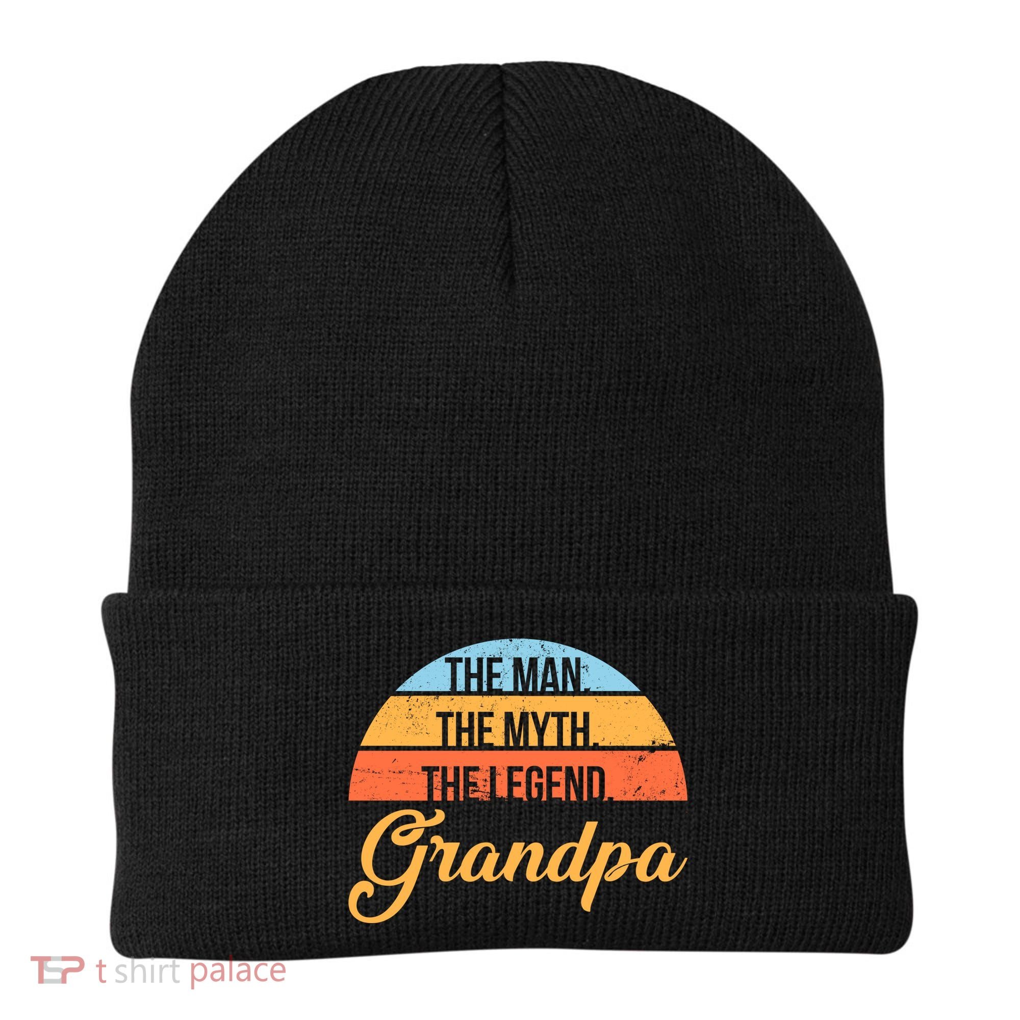 Grandpa The Man The Myth The Legend Saying Beanie