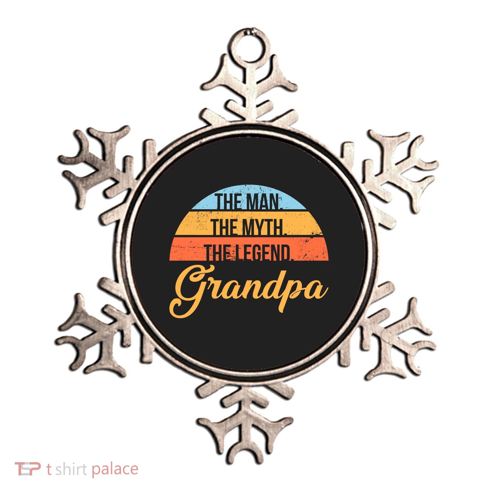 Grandpa The Man The Myth The Legend Saying Ornament