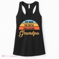 Grandpa The Man The Myth The Legend Saying Women's Tank Top thumb 0