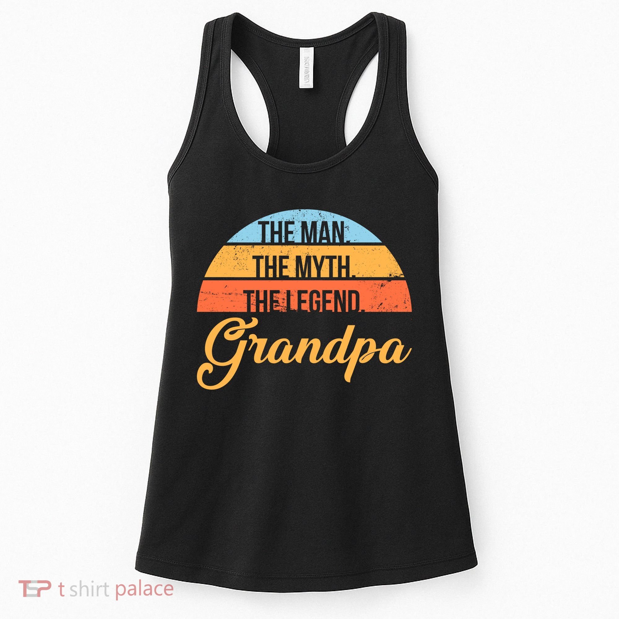 Grandpa The Man The Myth The Legend Saying Women's Tank Top