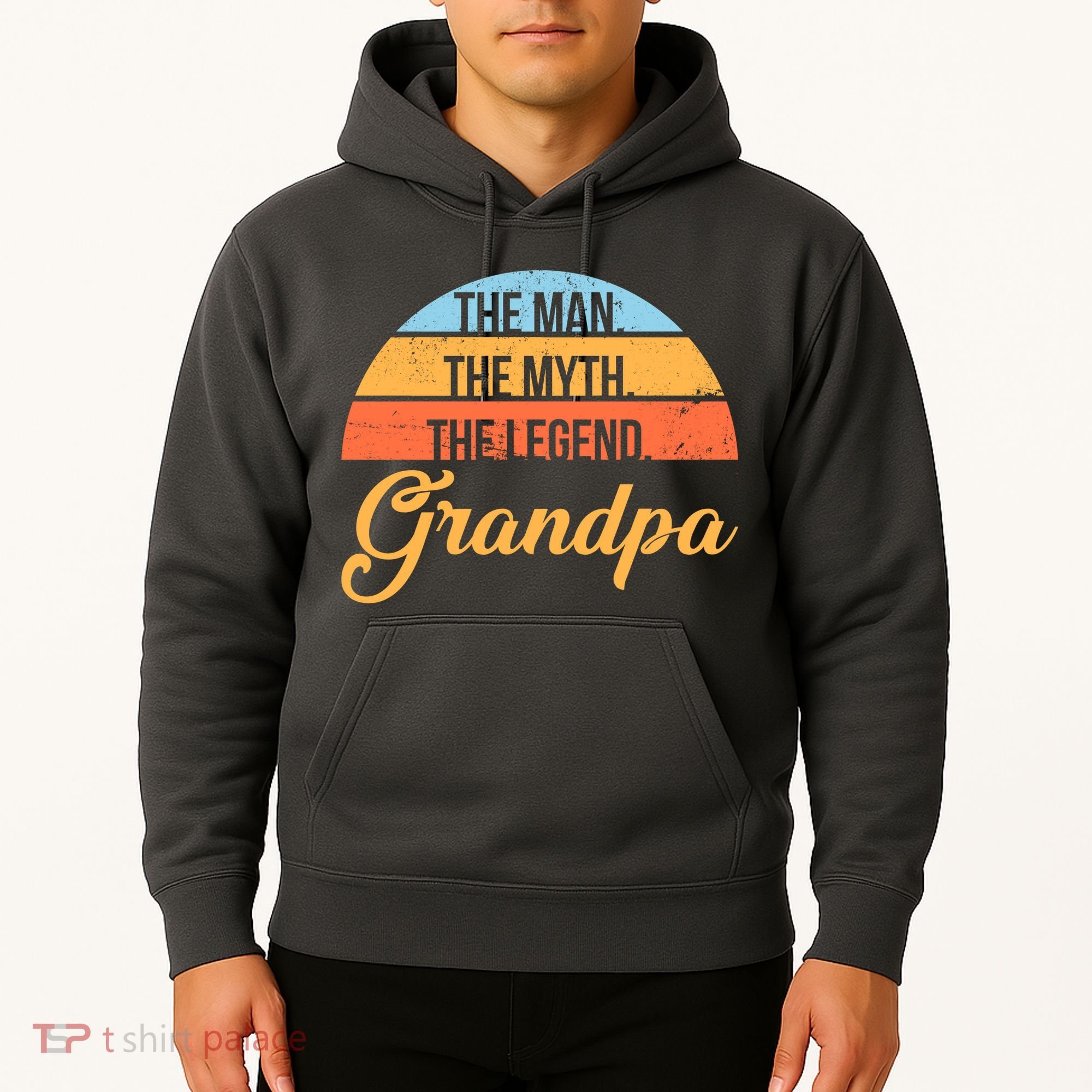 Grandpa The Man The Myth The Legend Saying Hoodie