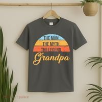 Grandpa The Man The Myth The Legend Saying T-Shirt thumb 2