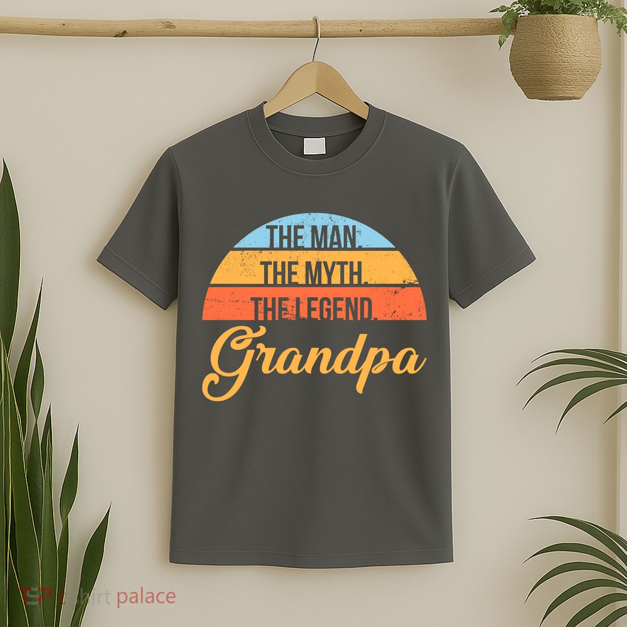 Grandpa The Man The Myth The Legend Saying T-Shirt