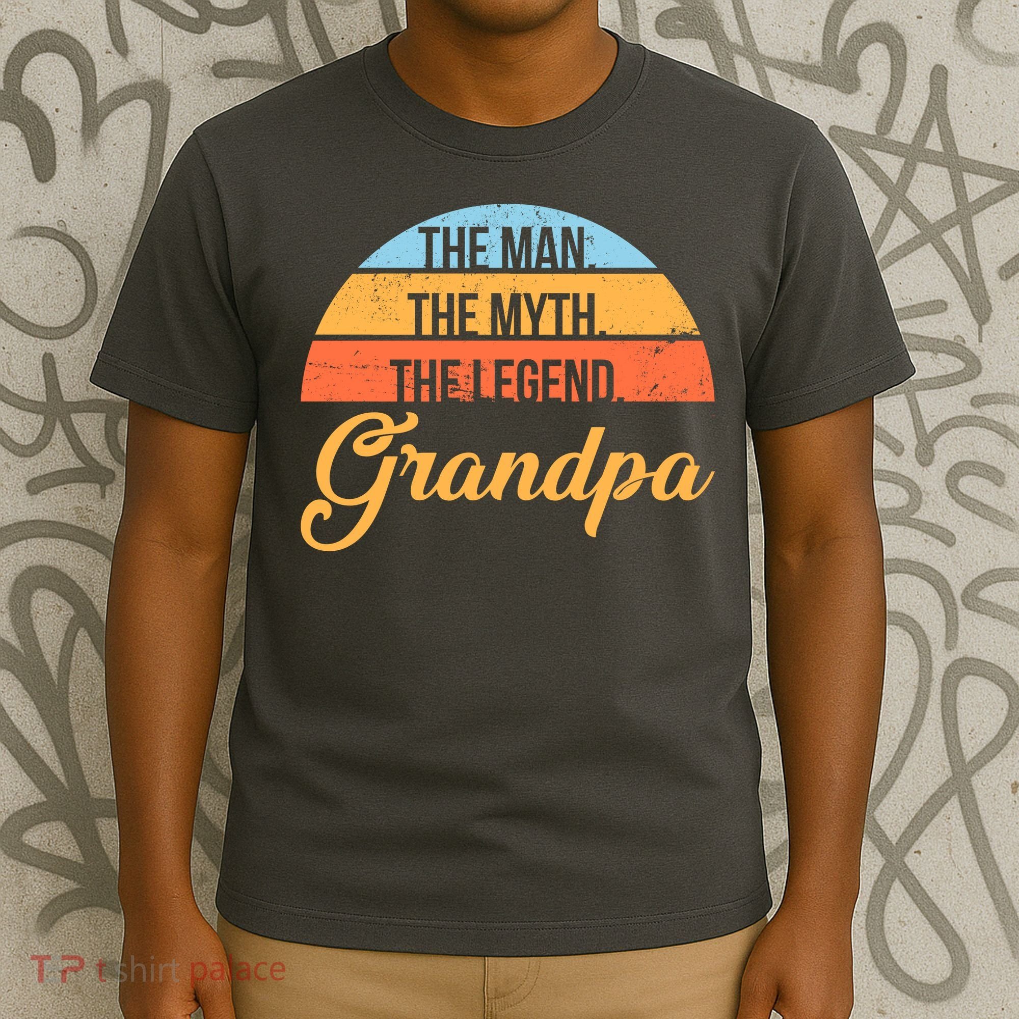 Grandpa The Man The Myth The Legend Saying T-Shirt