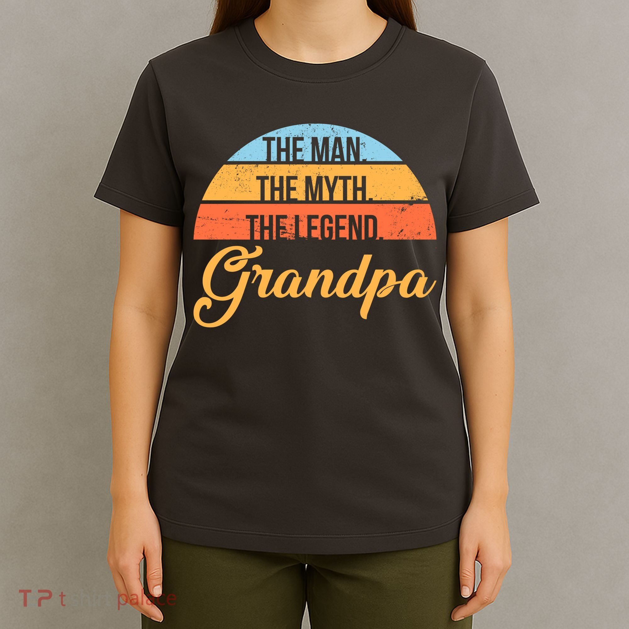 Grandpa The Man The Myth The Legend Saying T-Shirt