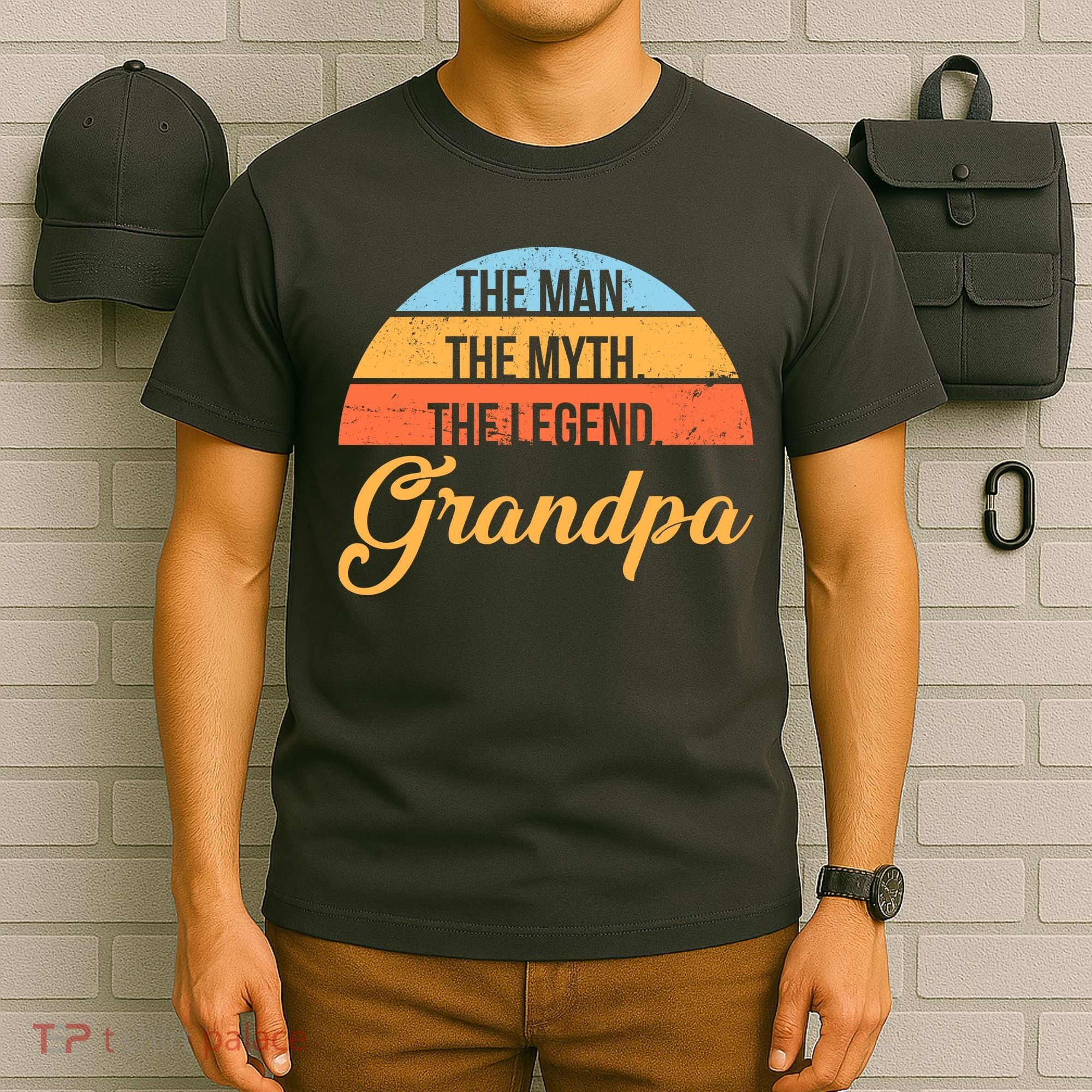 Grandpa The Man The Myth The Legend Saying T-Shirt