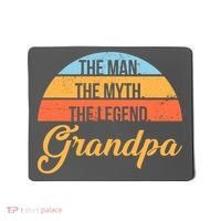 Grandpa The Man The Myth The Legend Saying Mousepad thumb 0