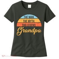 Grandpa The Man The Myth The Legend Saying Women's T-Shirt thumb 0