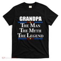 Grandpa The Man The Myth The Legend Stars T-Shirt thumb 0