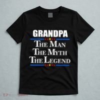 Grandpa The Man The Myth The Legend Stars T-Shirt thumb 5