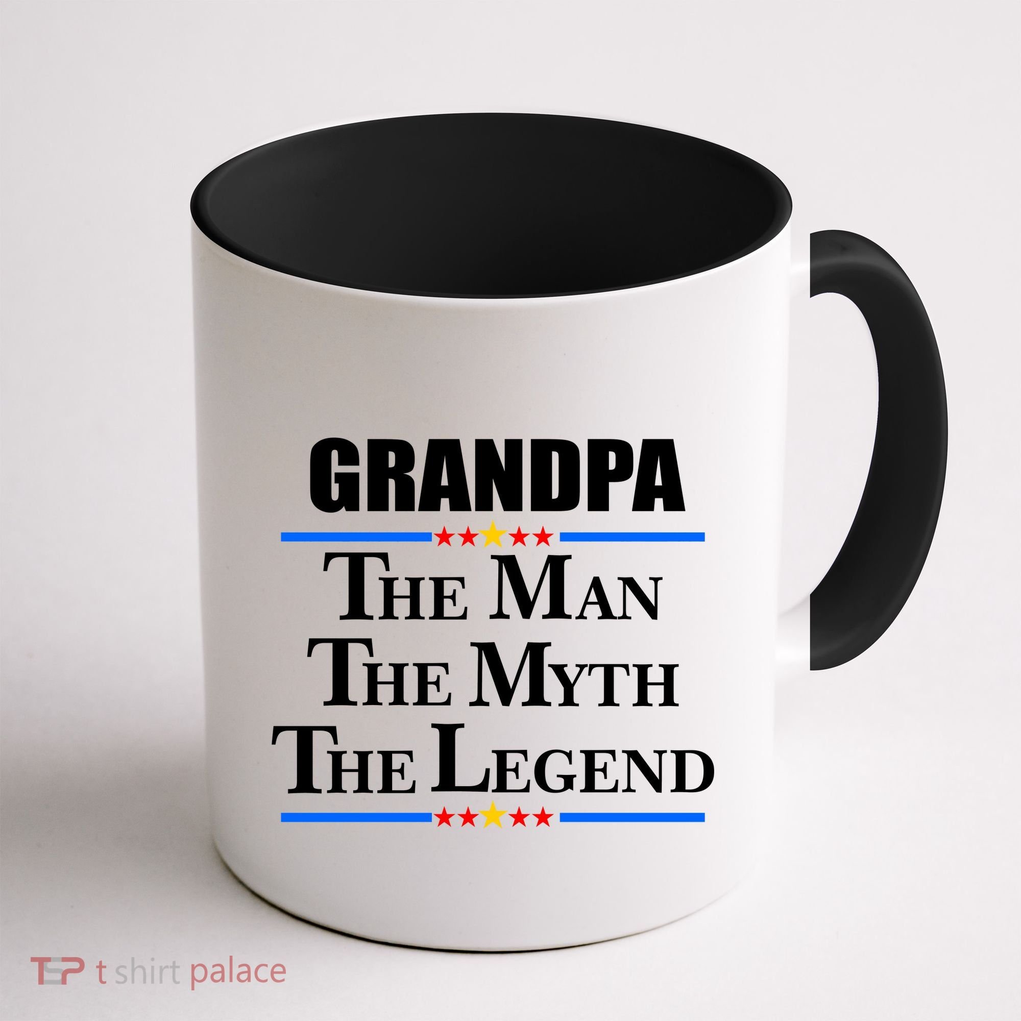 Grandpa The Man The Myth The Legend Stars Coffee Mug