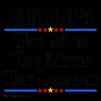 Grandpa The Man The Myth The Legend Stars Coffee Mug thumb 5