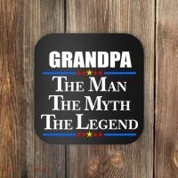 Grandpa The Man The Myth The Legend Stars Coaster thumb 0