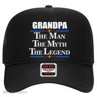 Grandpa The Man The Myth The Legend Stars Hat thumb 0