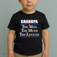 Grandpa The Man The Myth The Legend Stars Toddler T-Shirt thumb 2