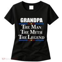 Grandpa The Man The Myth The Legend Stars Women's T-Shirt thumb 0