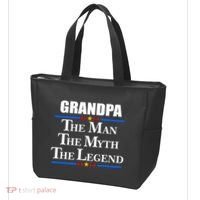 Grandpa The Man The Myth The Legend Stars Tote Bag thumb 3