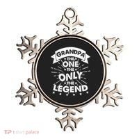 Grandpa The One The Only The Legend Ornament thumb 0