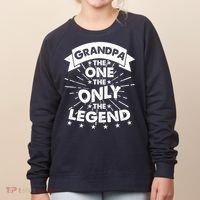 Grandpa The One The Only The Legend Women's Sweatshirt thumb 0