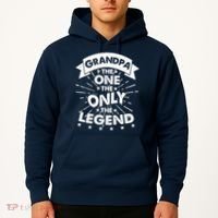 Grandpa The One The Only The Legend Hoodie thumb 2