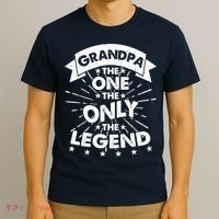 Grandpa The One The Only The Legend T-Shirt thumb 3