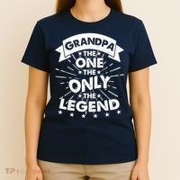 Grandpa The One The Only The Legend T-Shirt thumb 4