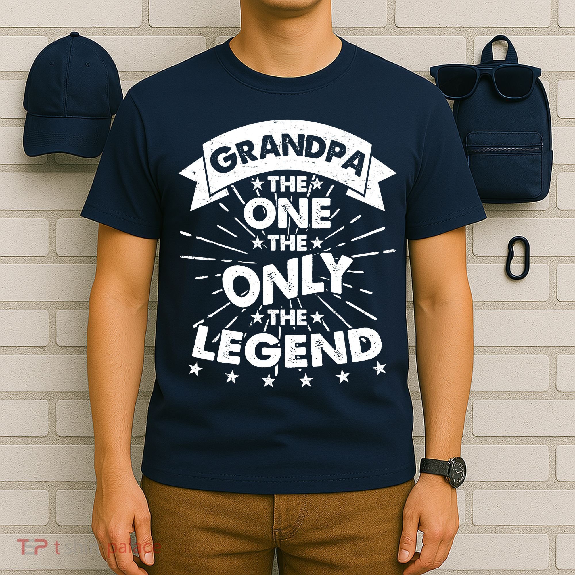 Grandpa The One The Only The Legend T-Shirt