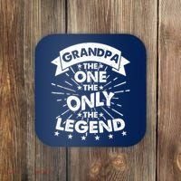 Grandpa The One The Only The Legend Coaster thumb 0
